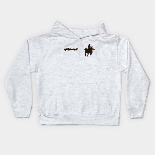 Horses | Holy Fire Kids Hoodie by jbrulmans